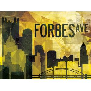 Pittsburgh, PA Abstract Cityscape by City Prints