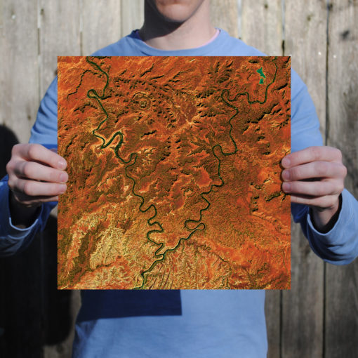 Canyonlands National Park Satellite Art by City Prints - Image 2