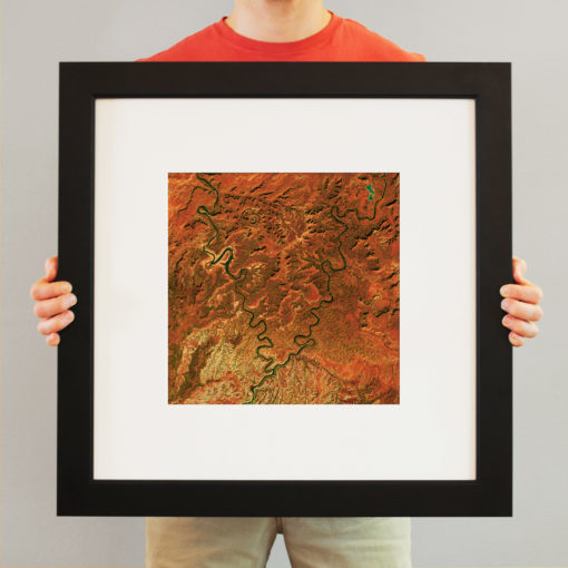 Canyonlands National Park Satellite Art by City Prints - Image 3