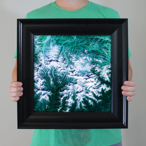Mount Everest Satellite Art by City Prints - Image 4