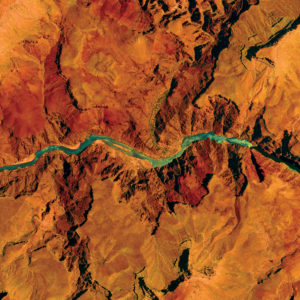 Grand Canyon National Park Satellite Art by City Prints