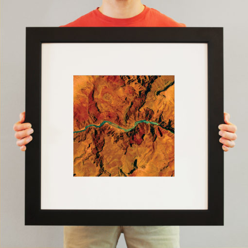 Grand Canyon National Park Satellite Art by City Prints - Image 3