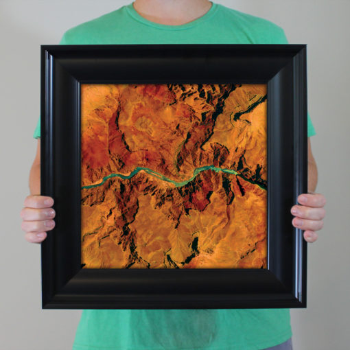 Grand Canyon National Park Satellite Art by City Prints - Image 4
