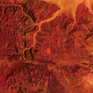 Joshua Tree National Park Satellite Art by City Prints
