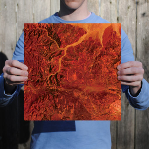 Joshua Tree National Park Satellite Art by City Prints - Image 2