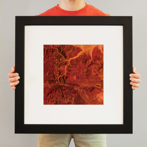 Joshua Tree National Park Satellite Art by City Prints - Image 3