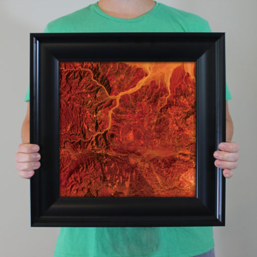 Joshua Tree National Park Satellite Art by City Prints - Image 4