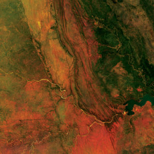 Kruger National Park Satellite Art by City Prints