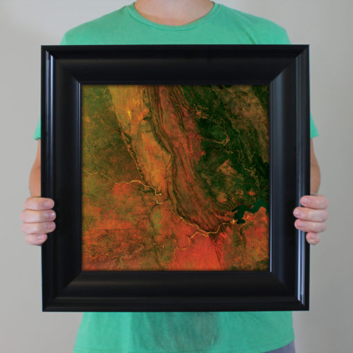 Kruger National Park Satellite Art by City Prints - Image 4