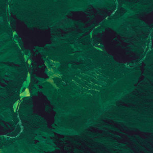 Machu Picchu Satellite Art by City Prints