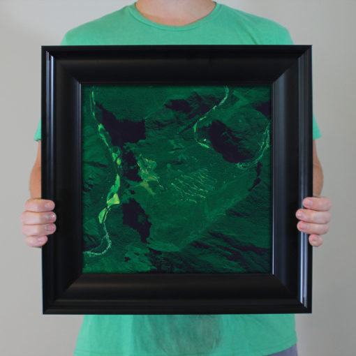 Machu Picchu Satellite Art by City Prints - Image 4