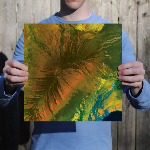 Mauna Loa Satellite Art by City Prints - Image 2