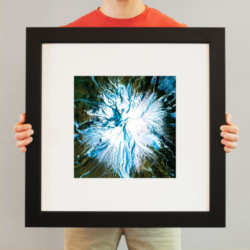 Mount Hood Satellite Art by City Prints - Image 3