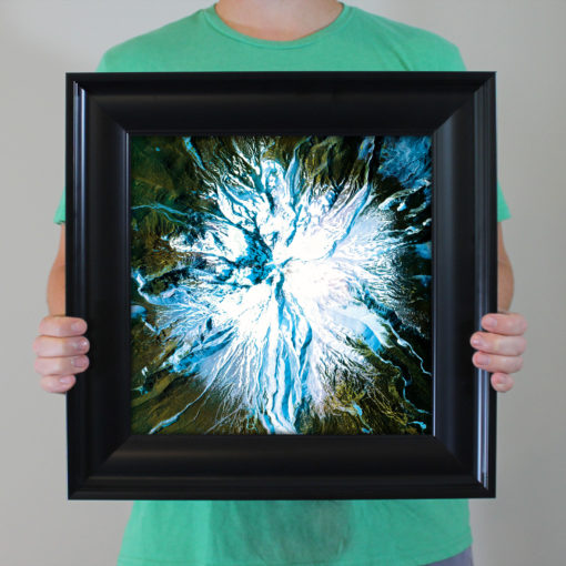 Mount Hood Satellite Art by City Prints - Image 4