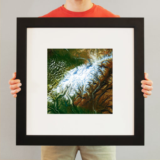 Denali Satellite Art by City Prints - Image 3