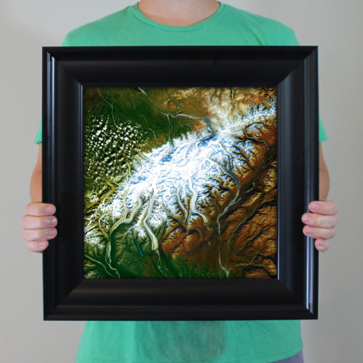 Denali Satellite Art by City Prints - Image 4