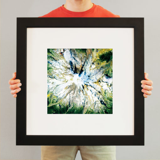 Mount Rainier Satellite Art by City Prints - Image 3