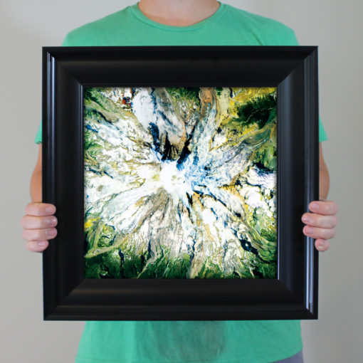 Mount Rainier Satellite Art by City Prints - Image 4