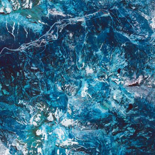 Snowbird Satellite Art by City Prints