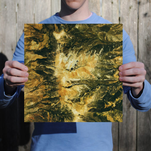 Wheeler Peak Satellite Art by City Prints - Image 2