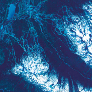 Whistler, British Columbia, Canada Satellite Art by City Prints