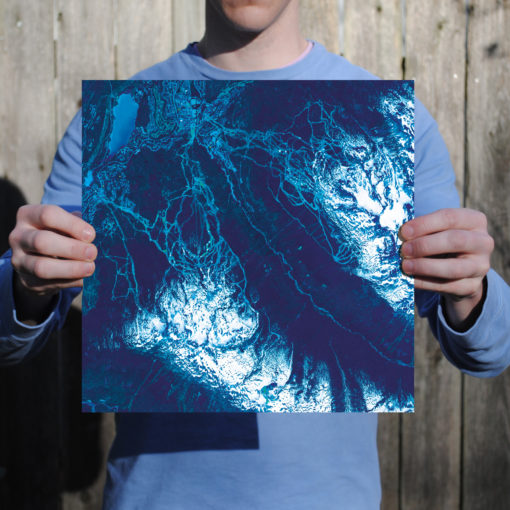 Whistler, British Columbia, Canada Satellite Art by City Prints - Image 2