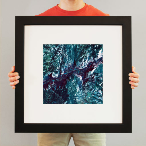Yosemite National Park Satellite Art by City Prints - Image 3