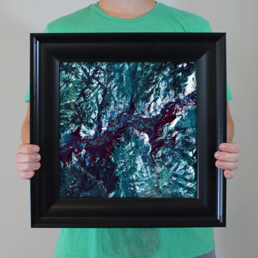 Yosemite National Park Satellite Art by City Prints - Image 4