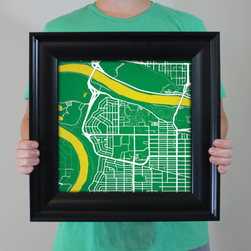 University of Alberta Campus Map Art by City Prints - Image 5