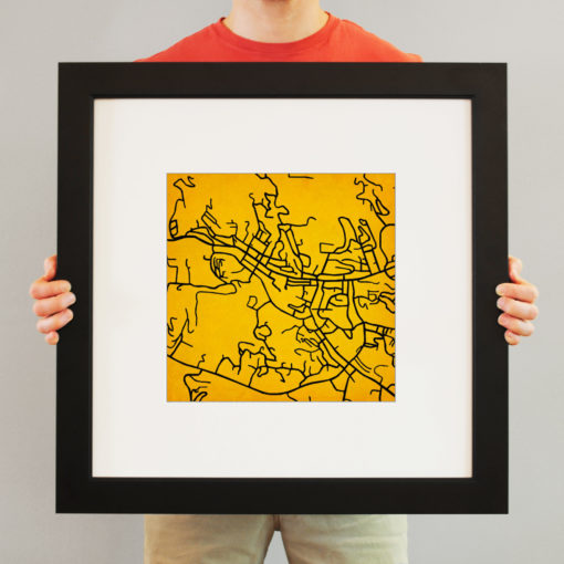 Appalachian State University Campus Map Art by City Prints - Image 4