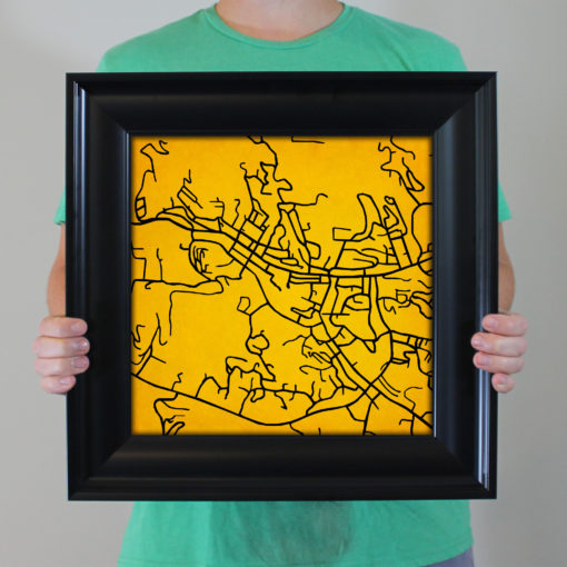 Appalachian State University Campus Map Art by City Prints - Image 5
