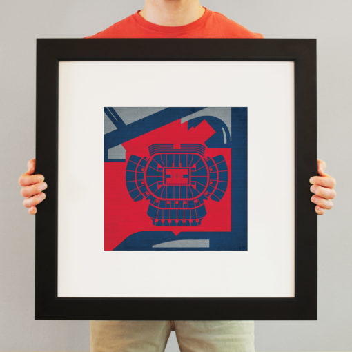 Philips Arena Map Art by City Prints - Image 3