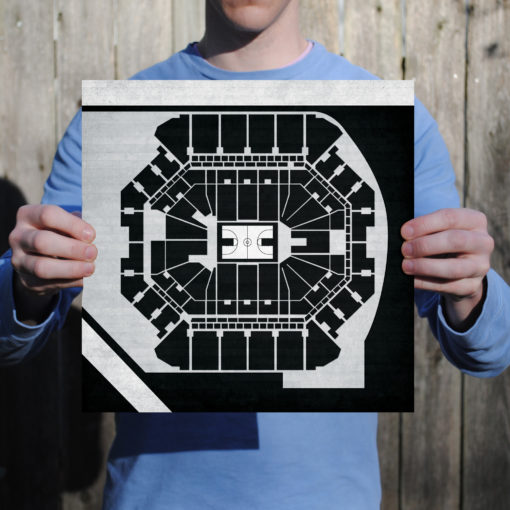 Barclays Center Map Art by City Prints - Image 2