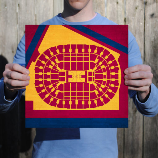 Quicken Loans Arena Map Art by City Prints - Image 2