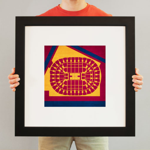 Quicken Loans Arena Map Art by City Prints - Image 3