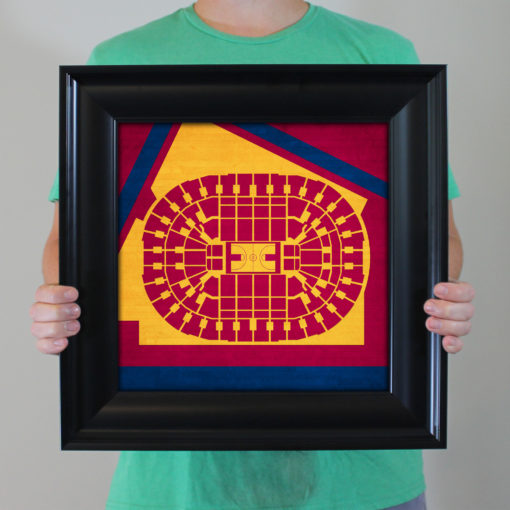 Quicken Loans Arena Map Art by City Prints - Image 4