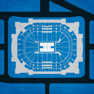 American Airlines Center Map Art by City Prints