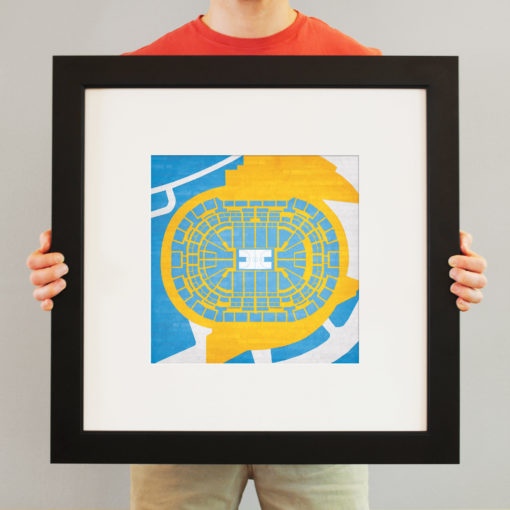 Pepsi Center Map Art by City Prints - Image 3