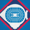 The Palace of Auburn Hills Map Art by City Prints