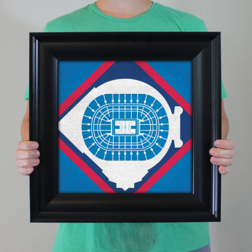 The Palace of Auburn Hills Map Art by City Prints - Image 4