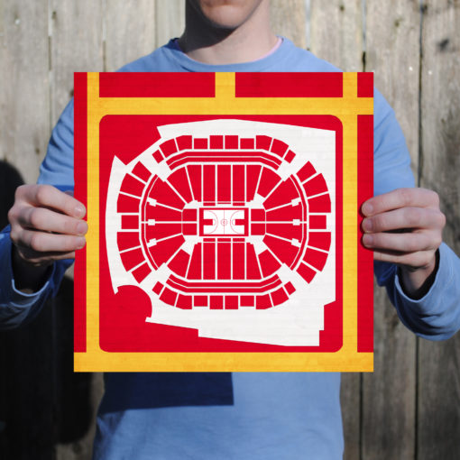 Toyota Center Map Art by City Prints - Image 2