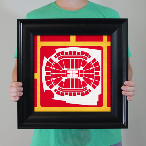 Toyota Center Map Art by City Prints - Image 4