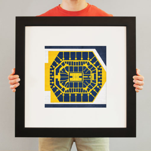 Bankers Life Fieldhouse Map Art by City Prints - Image 3