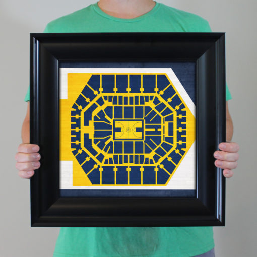 Bankers Life Fieldhouse Map Art by City Prints - Image 4