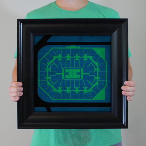 Target Center Map Art by City Prints - Image 4