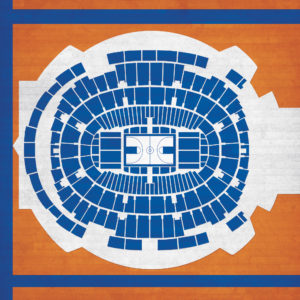 Madison Square Garden Map Art by City Prints