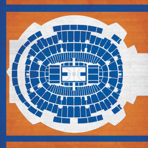 Madison Square Garden Map Art by City Prints