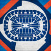 Chesapeake Energy Arena Map Art by City Prints
