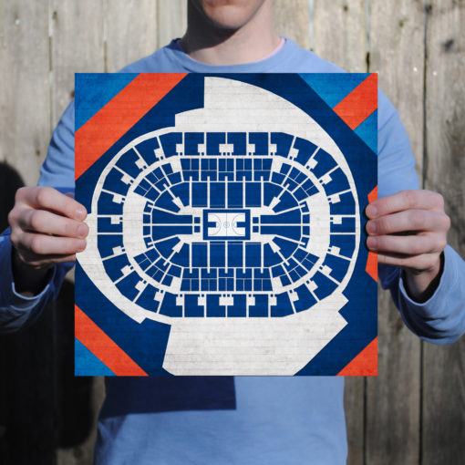 Chesapeake Energy Arena Map Art by City Prints - Image 2