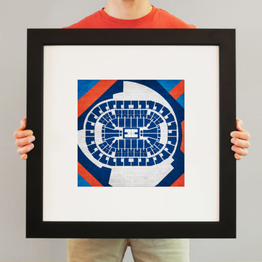 Chesapeake Energy Arena Map Art by City Prints - Image 3